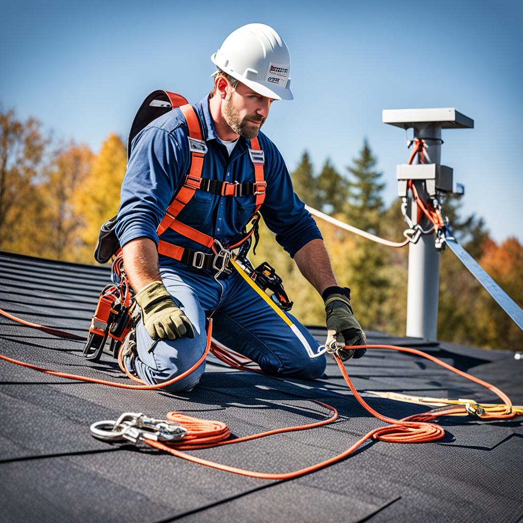fall protection equipment for roofers