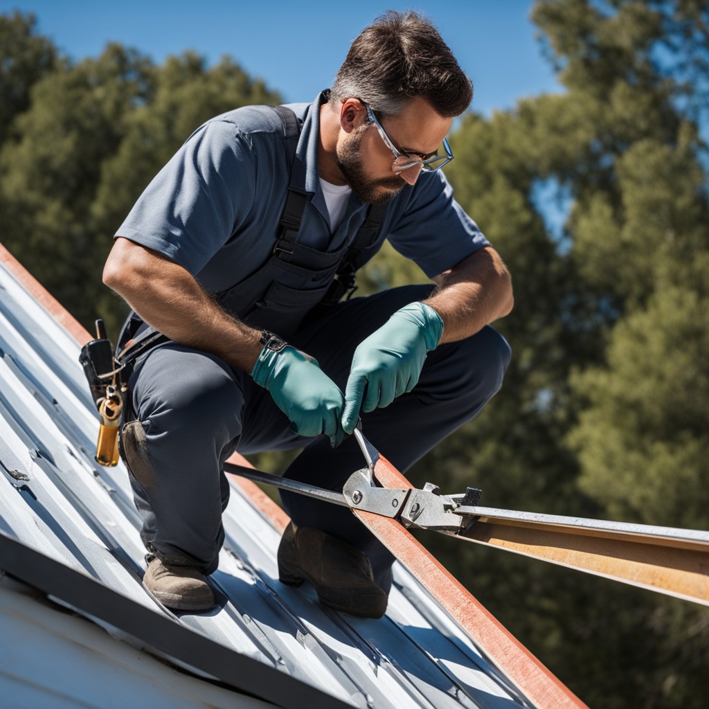 how to cut metal roofing by hand