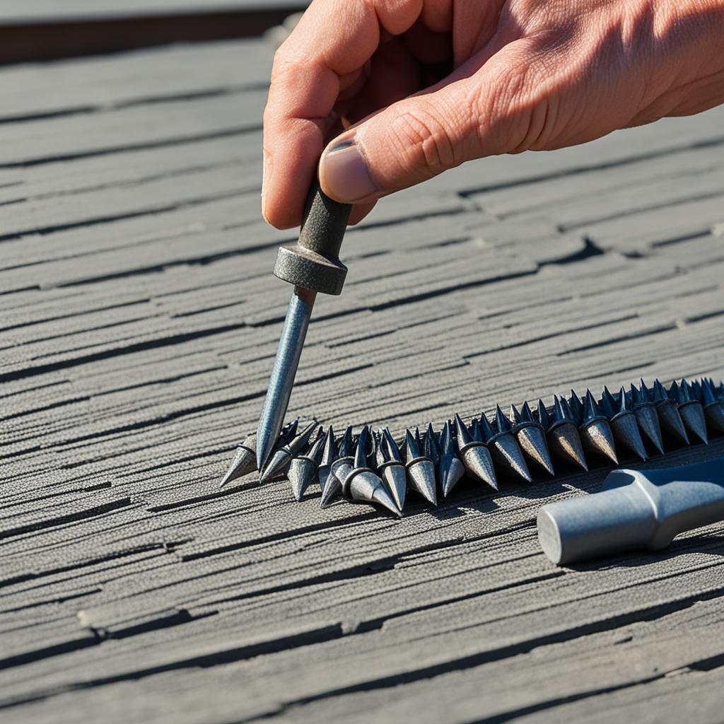 how to fix nail pops in a roof