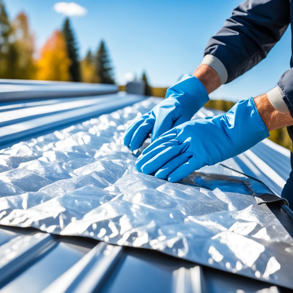 metal roofing insulation installation