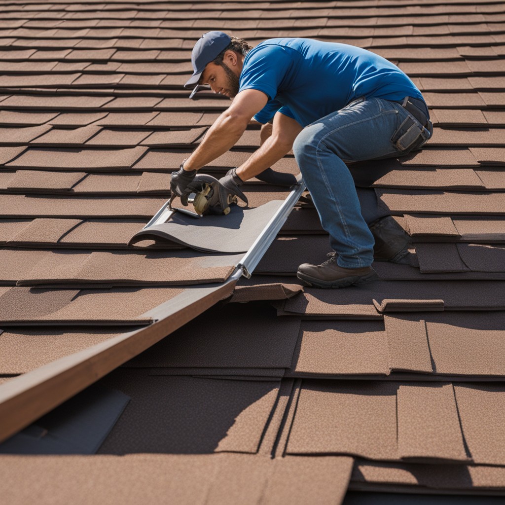 rolled roofing installation