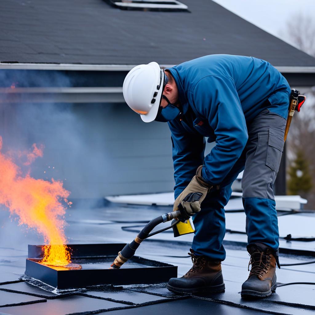 what is hot application roofing